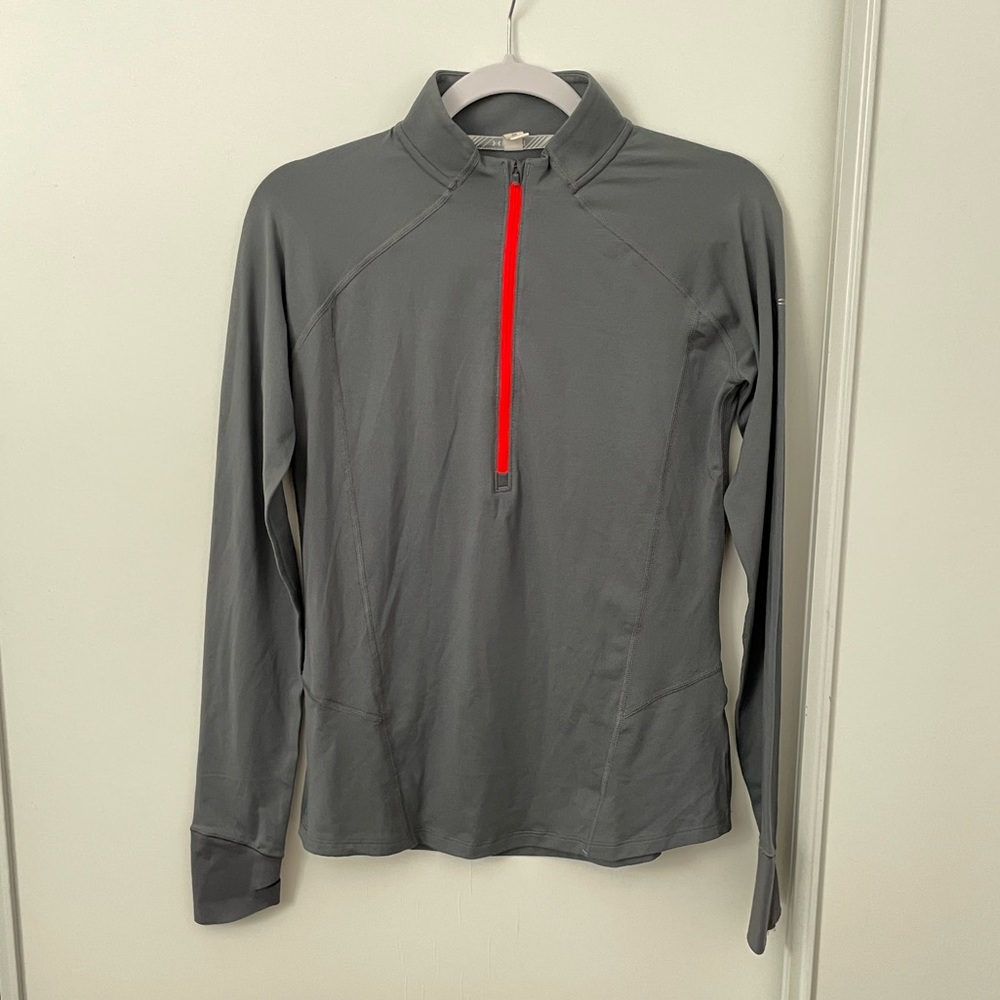 Under Armour Gray Quater Zip Sweater